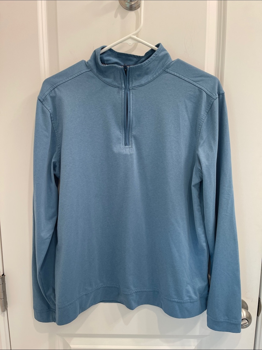 Southern Tide Light Blue Quarter-Zip Pullover